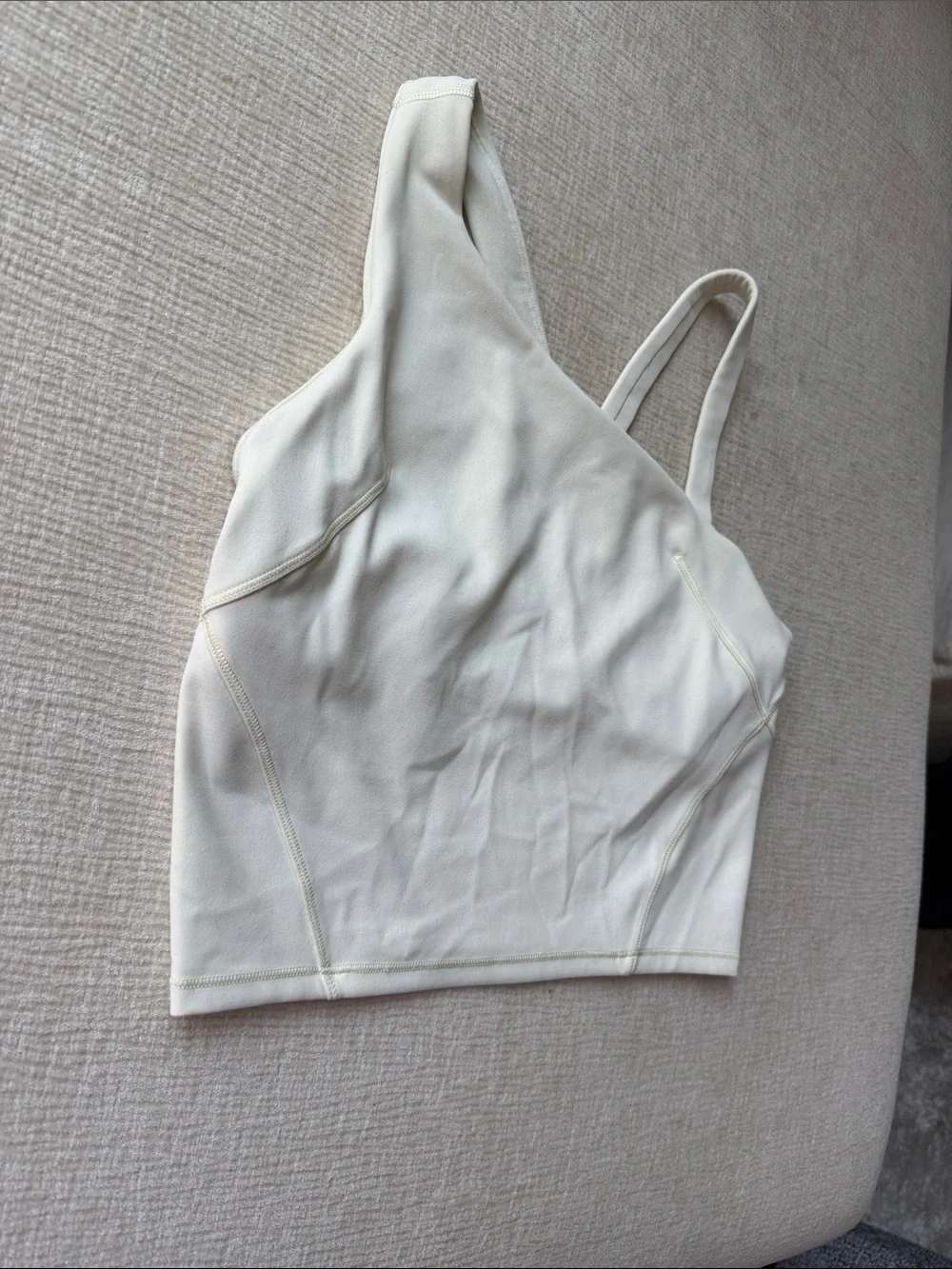 lululemon athletica cream asymmetric